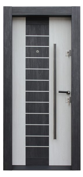 Ușă Metalică cu MDF Artis 503 Stânga Stejar Natur