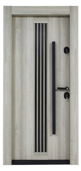 Ușă Metalică cu MDF Artis 504 Stânga Stejar Natur