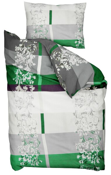 Lenjerie de pat din bumbac Luxury, verde