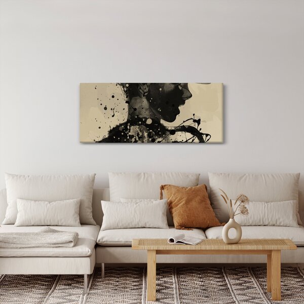 Tablou - Femeie de jazz (120x50 cm)
