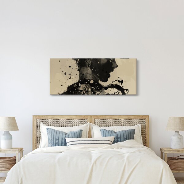 Tablou - Femeie de jazz (120x50 cm)