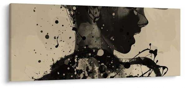 Tablou - Femeie de jazz (120x50 cm)