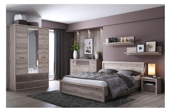 Dulap de haine Jess new (castan nairobi + onyx). 1119755