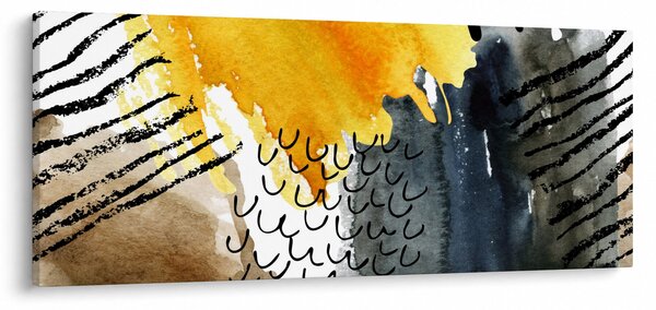 Tablou - Acuarelă abstractă (120x50 cm)