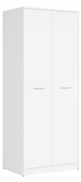 Dulap Boston EJ118Alb, 197x80x55cm, Uși dulap: Cu balamale