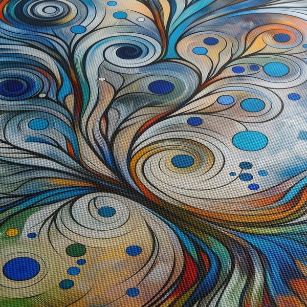 Tablou – Arbore energetic colorat (90x60 cm)