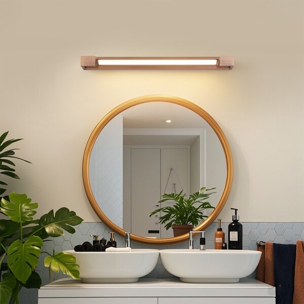Brilagi-LED Aplica pentru oglindă de baie AQUA LINE LED/18W/230V 60 cm IP44 bronz