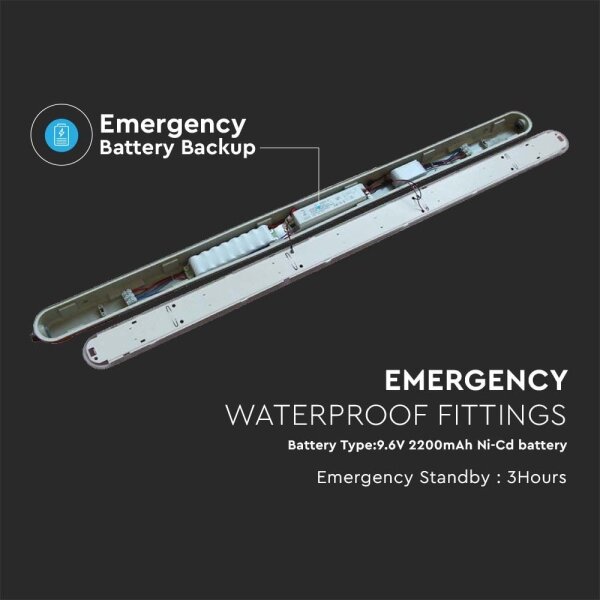 LED corp iluminat tehnic EMERGENCY LED/48W/230V 4000K 150cm IP65