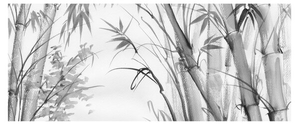 Tablou - Pădure de bambus (120x50 cm)