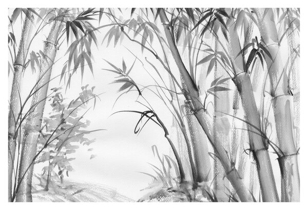 Tablou - Pădure de bambus (90x60 cm)