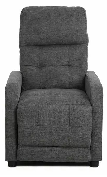 Fotoliu rabatabil OTUS, stofa clasica gri inchis - Brego 18, 66x92/144