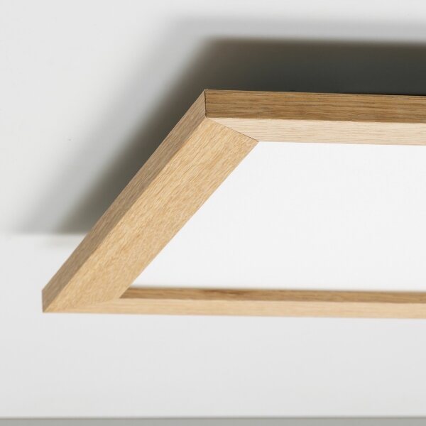 Plafonieră LED Brilagi SLIMFRAME WOOD LED/36W/230V 49,5x49,5 cm maro