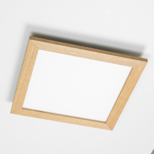 Plafonieră LED Brilagi SLIMFRAME WOOD LED/36W/230V 49,5x49,5 cm maro