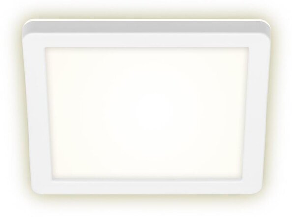 Plafonieră LED/8W/230V 19x19 cm albă IP44 Briloner 3010-016