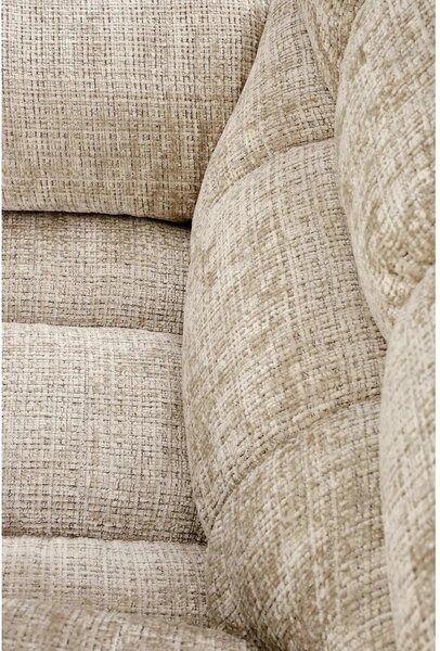 Fotoliu recliner AMORE, bej, stofa, 105x100x86 cm