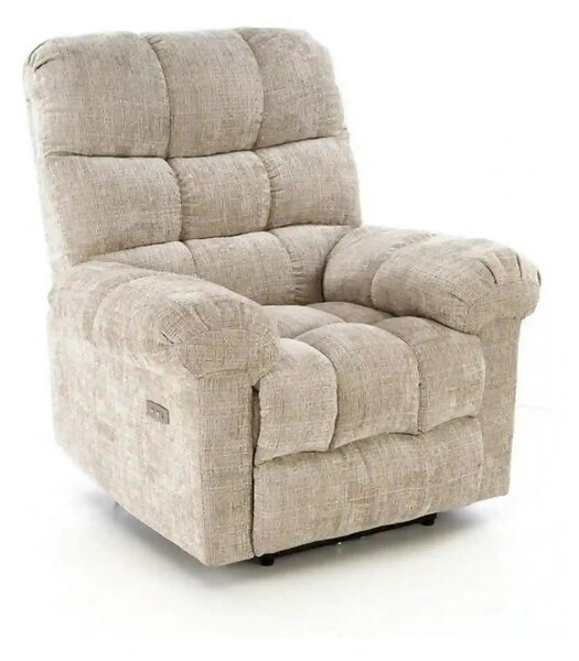 Fotoliu recliner AMORE, bej, stofa, 105x100x86 cm