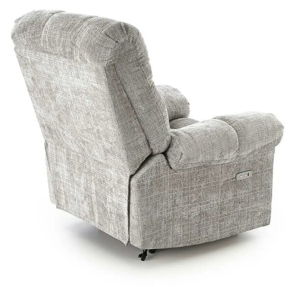 Fotoliu recliner AMORE, gri, stofa, 105x100x86 cm