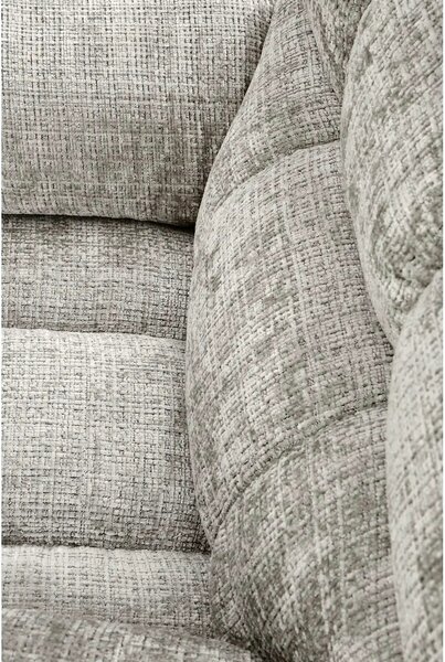 Fotoliu recliner AMORE, gri, stofa, 105x100x86 cm