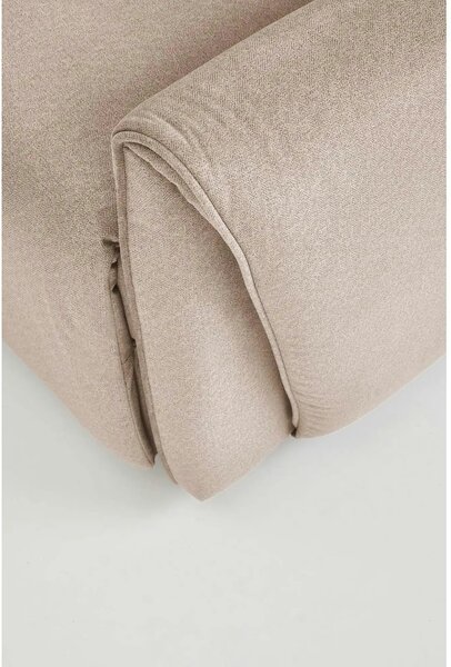 Fotoliu recliner GELATO, bej, stofa clasica, 83x91/161x95/109 cm