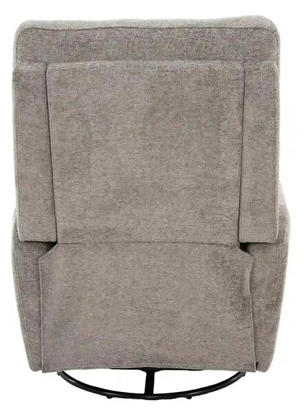 Fotoliu recliner ARGOS, stofa clasica gri - Raven 07, 78x84/162x107 cm