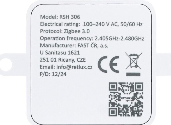 Retlux - Comutator inteligent încastrat 230V