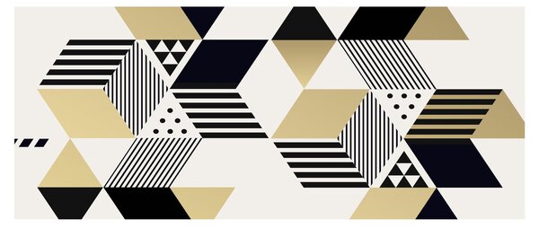 Tablou - Forme geometrice N⁰1 (120x50 cm)