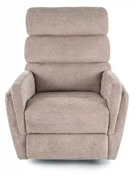 Fotoliu recliner ARGOS, stofa clasica bej inchis - Raven 30, 78x84/162