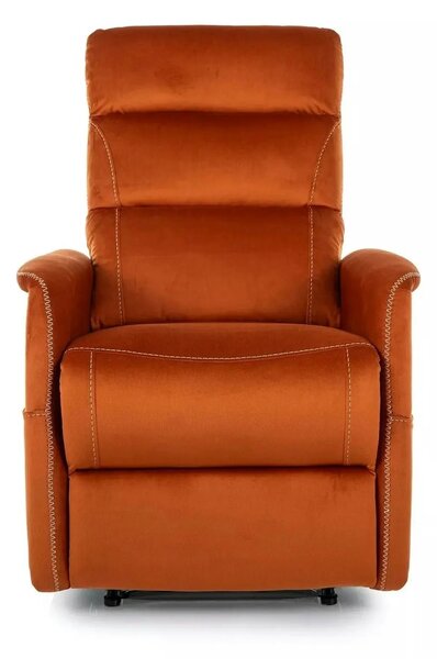 Fotoliu recliner SOLON M, stofa catifelata scortisoara - Bluvel 4215