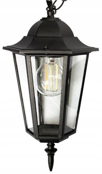 Lustră de exterior 1xE27/20W/230V IP43 negru