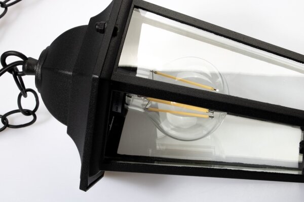 Lustră de exterior 1xE27/20W/230V IP43 negru