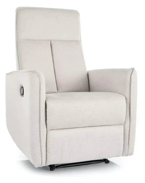 Fotoliu recliner NIKOS, stofa clasica bej deschis - Brego 22, 72x86/15