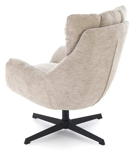 Fotoliu pentru living ORINOKO, stofa clasica bej - Odin 28, 72x79x87 c