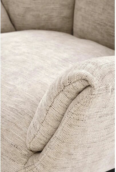 Fotoliu pentru living ORINOKO, stofa clasica bej - Odin 28, 72x79x87 c