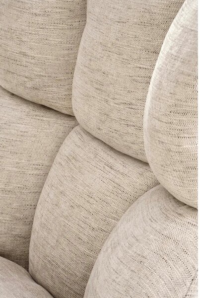 Fotoliu pentru living ORINOKO, stofa clasica bej - Odin 28, 72x79x87 c