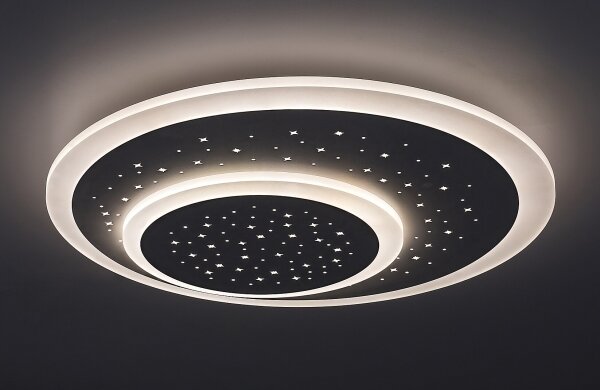 Rabalux - Plafonieră LED dimabilă, 47 W, 230 V, 3000-6000 K, cu telecomandă