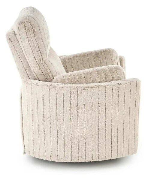 Fotoliu recliner PEGAS, stofa bej, 110x100/170x108/81 cm