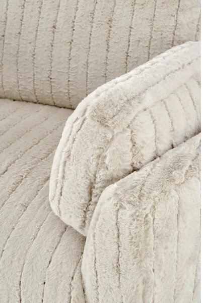 Fotoliu recliner PEGAS, stofa bej, 110x100/170x108/81 cm