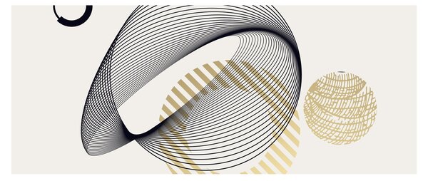 Tablou - Forme geometrice N⁰3 (120x50 cm)