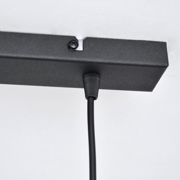 LED Lustră pe cablu VOLTA 2xE27/15W/230V neagră/aurie