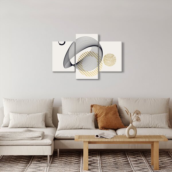 Tablou - Forme geometrice N⁰3 (90x60 cm)