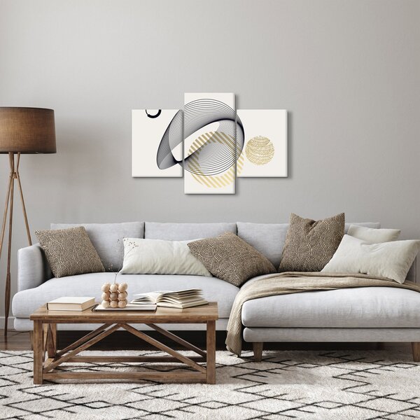 Tablou - Forme geometrice N⁰3 (90x60 cm)