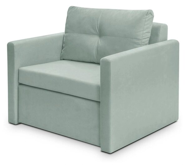 Fotoliu extensibil BUNIO, stofa catifelata verde menta - Modoo 2313, 9