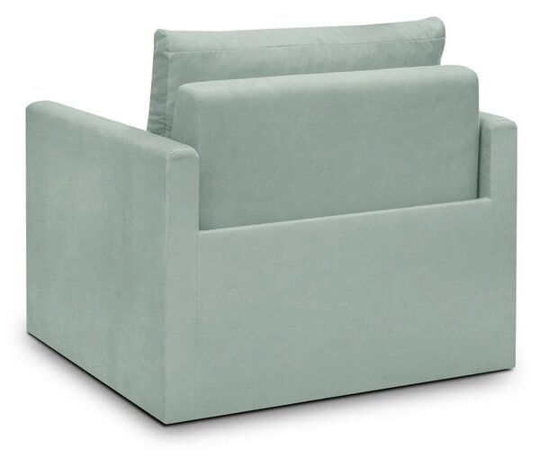 Fotoliu extensibil BUNIO, stofa catifelata verde menta - Modoo 2313, 9