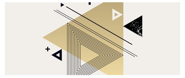 Tablou - Forme geometrice N⁰4 (120x50 cm)