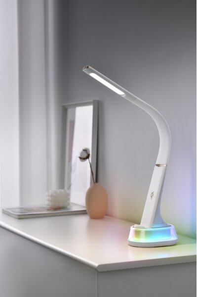 Immax 08974L - Lampă de birou LED RGB dimabilă CORELLA LED/7W/12/230V albă