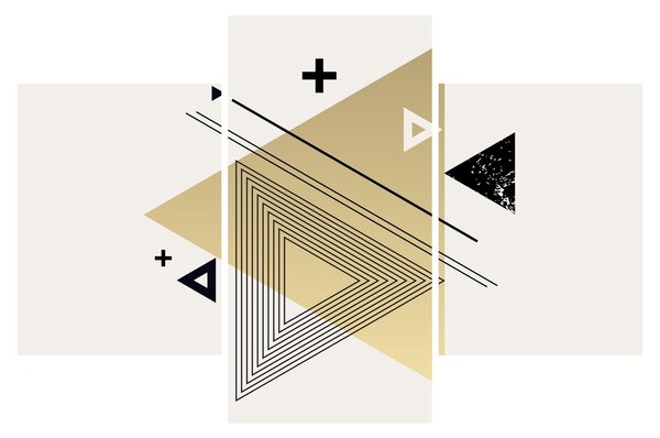 Tablou - Forme geometrice N⁰4 (90x60 cm)