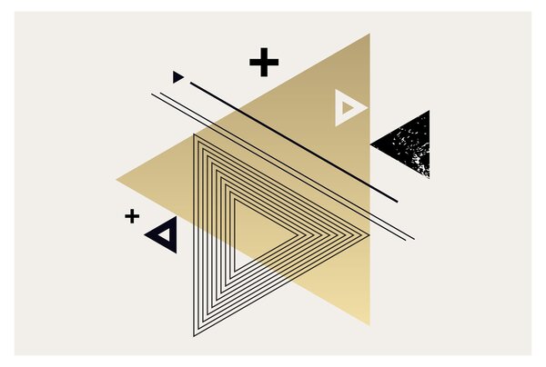 Tablou - Forme geometrice N⁰4 (90x60 cm)