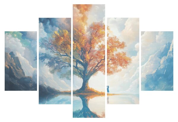Tablou – Arborele vieții și al iubirii (150x105 cm)