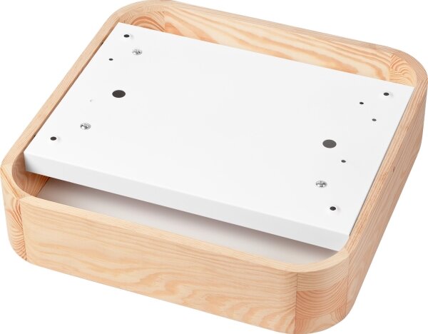 Plafonieră OAK SQUARE 2xE27/15W/230V 35x35 cm stejar