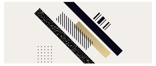 Tablou - Forme geometrice N⁰5 (120x50 cm)